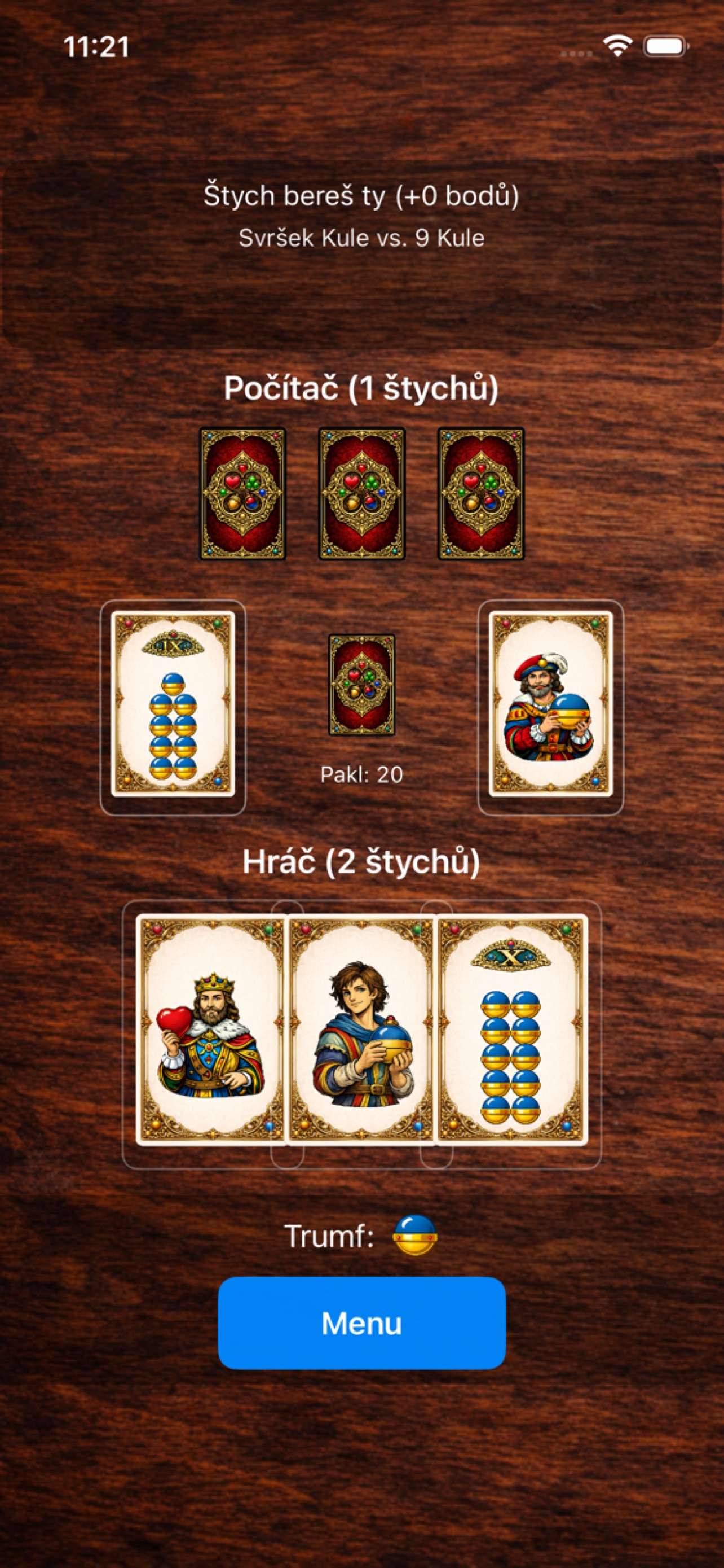 Lízaný Mariáš screenshot 2