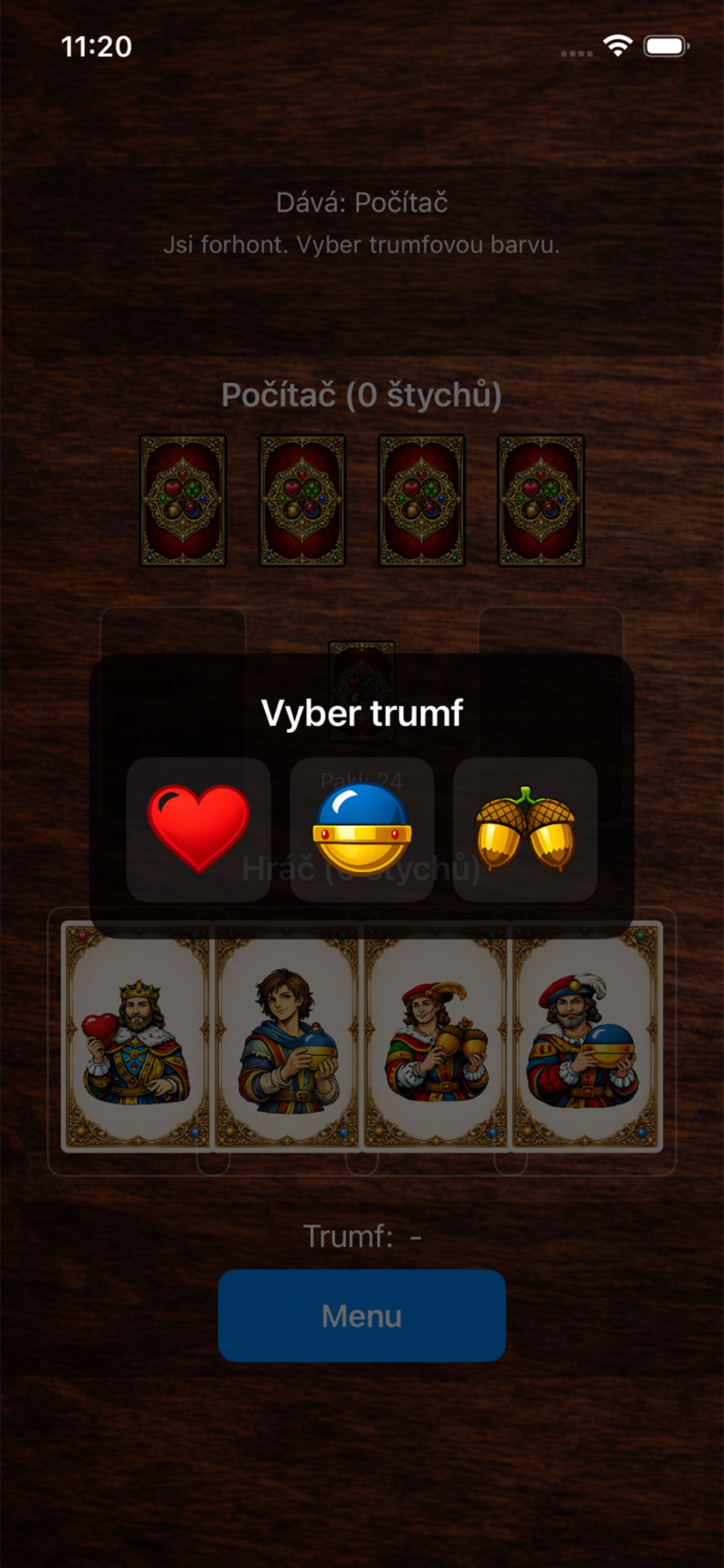 Lízaný Mariáš screenshot